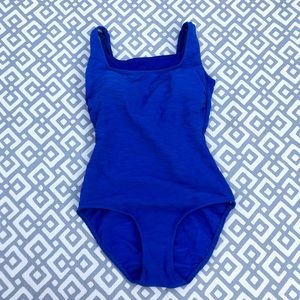 Blue textured Gottex swimsuit